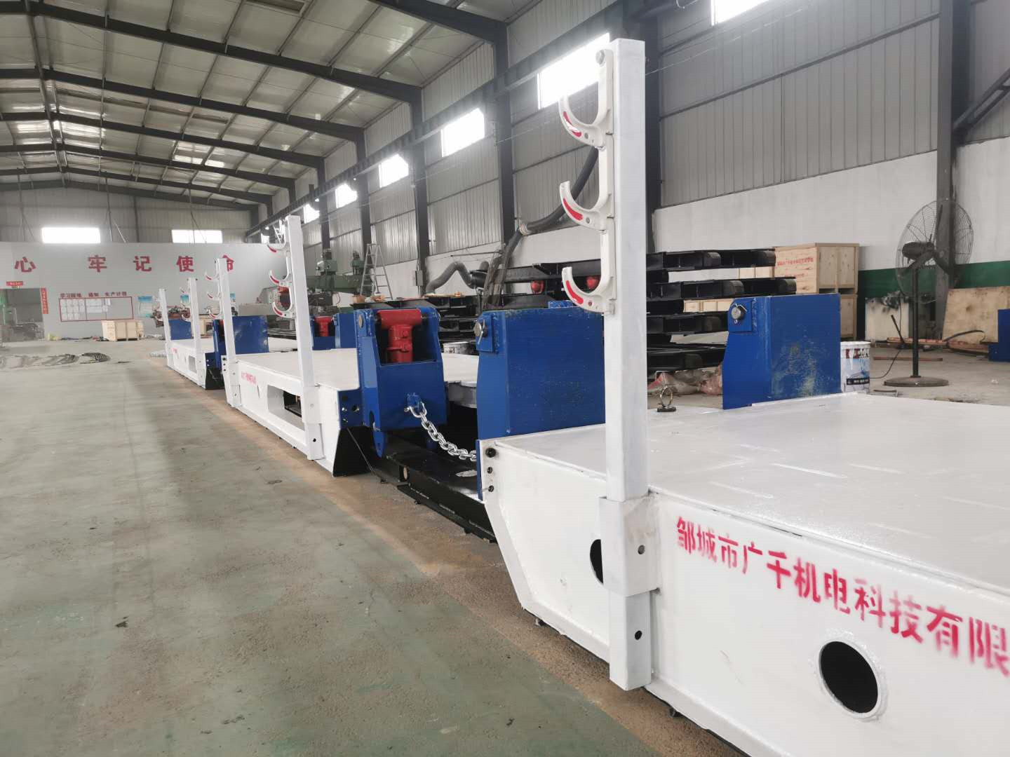 自移式設備列車主要用途及使用範圍